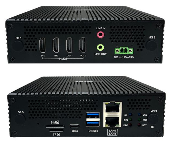 國產昇騰310B邊緣計算盒子HJAI500Mini